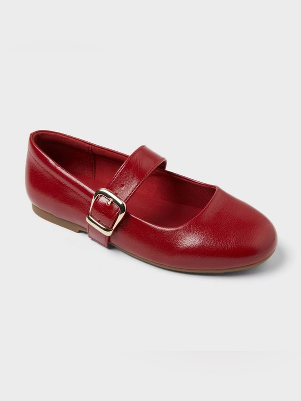 art class Red Mary Jane Shoes with Buckle Strap Size 1